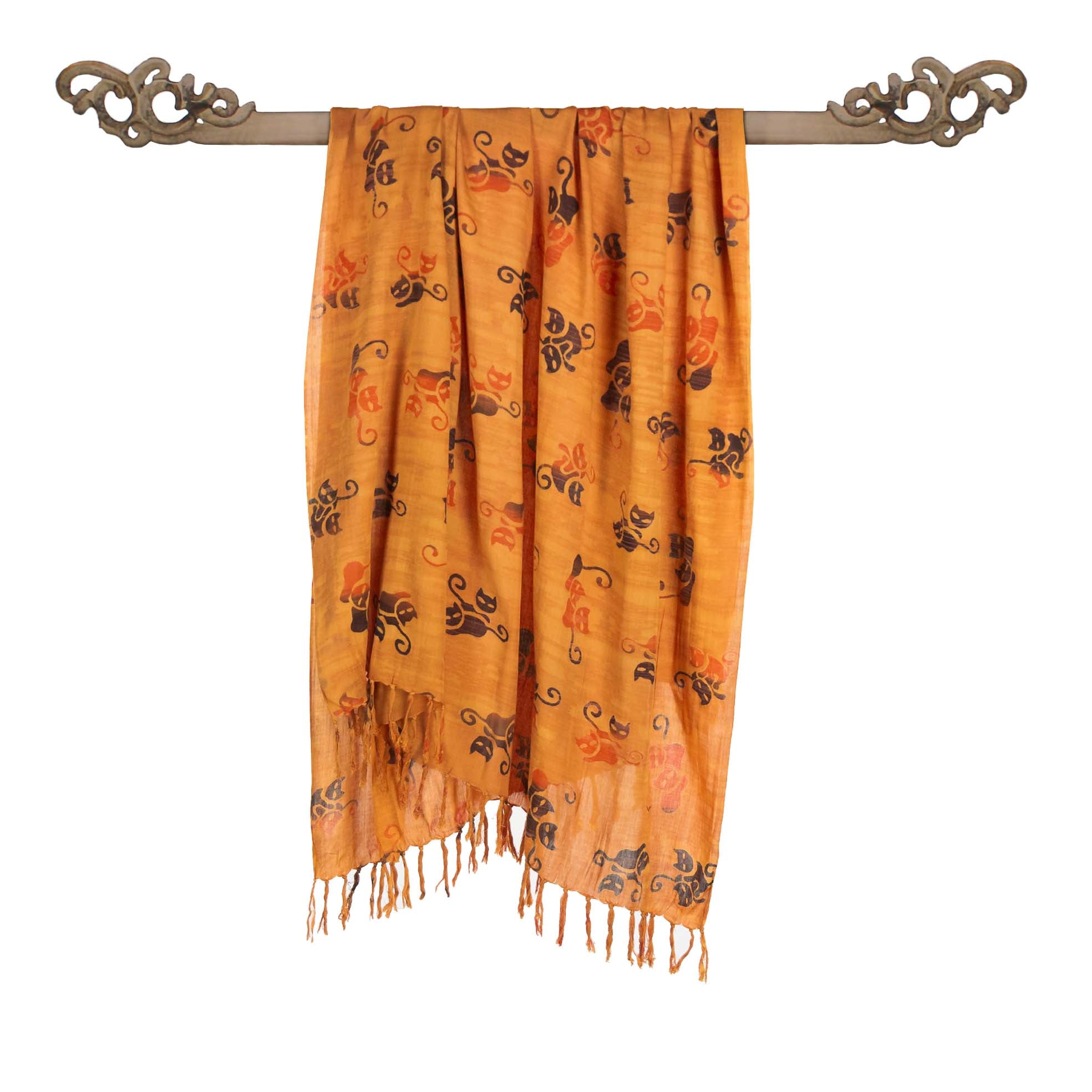 Paréo Batik Jaune minous - Boutique Equinoxe
