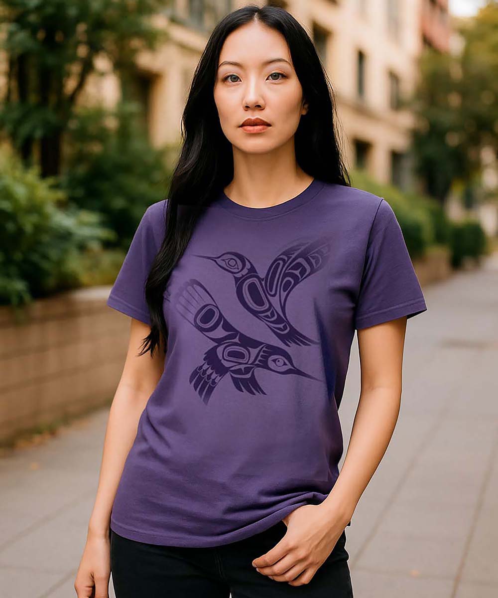 T-Shirt Joie Infinie, Colibri. - Boutique Equinoxe