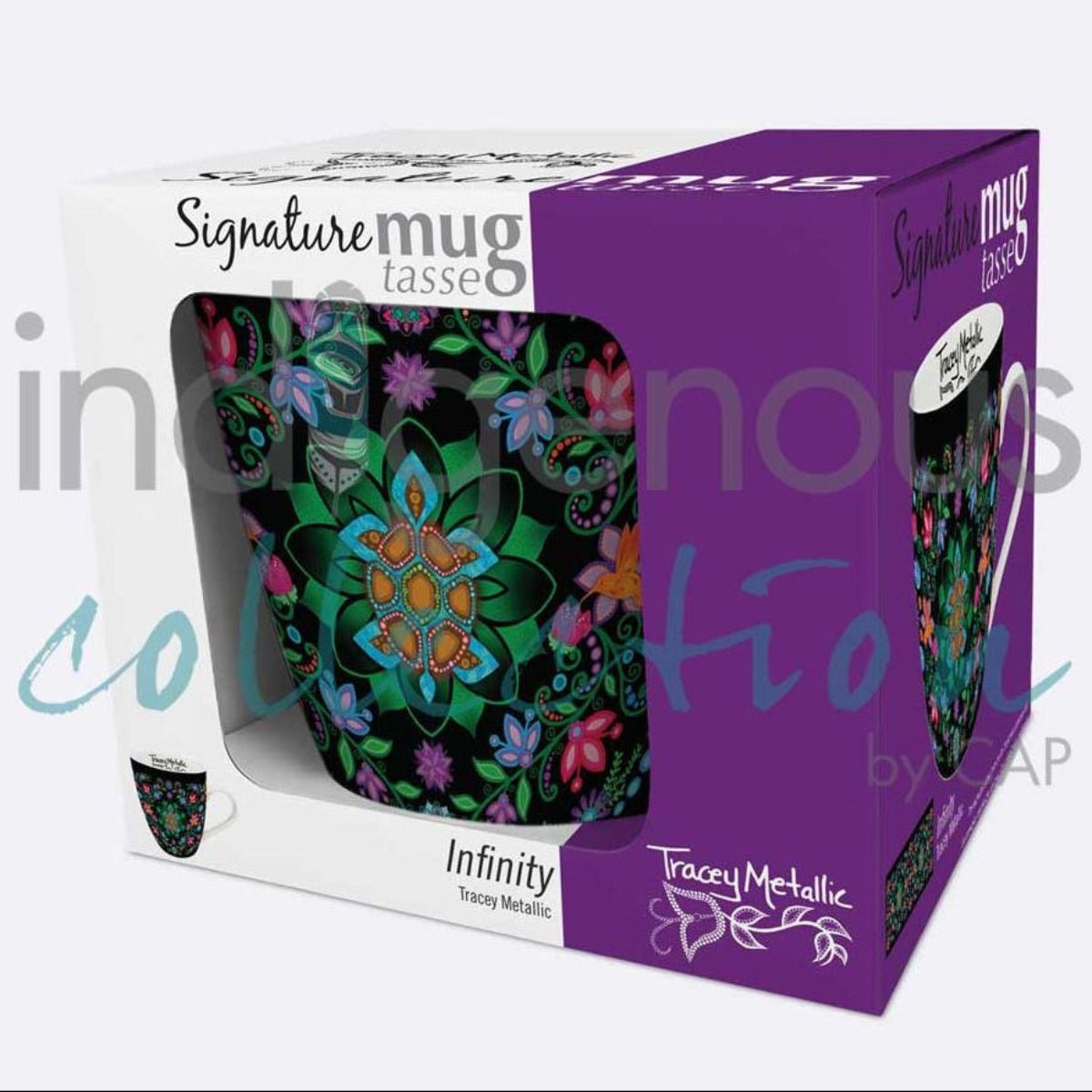 Tasse Infinity de Tracey Metallic - Boutique Equinoxe