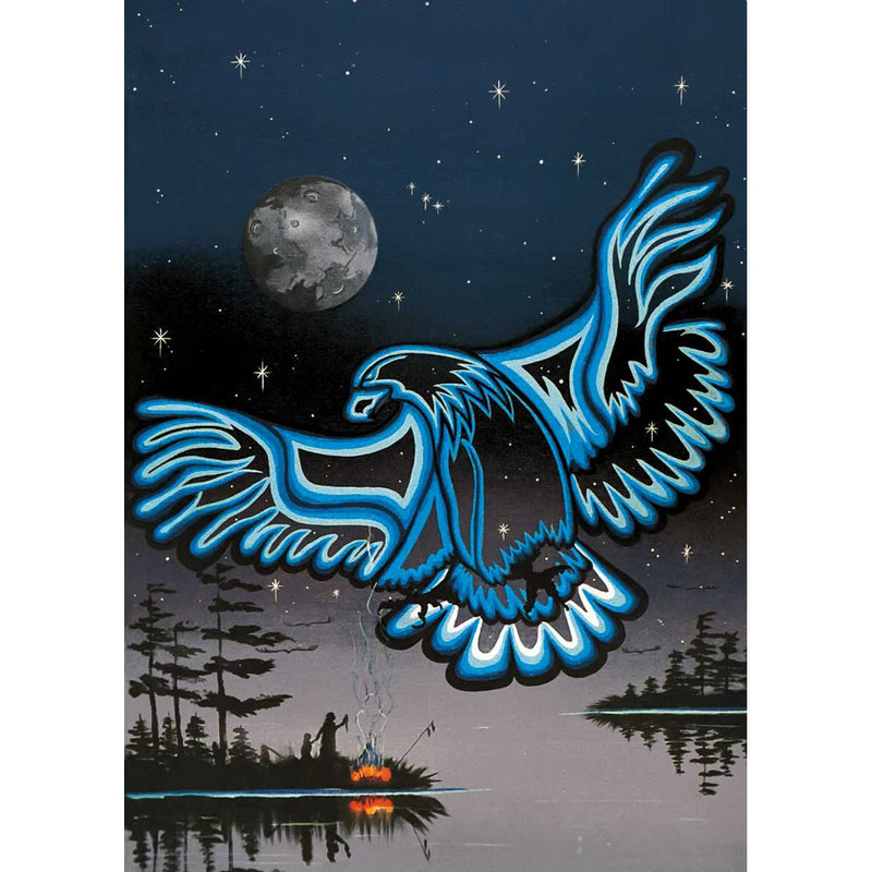 Aigle dans le ciel, Cartes de Souhaits - Boutique Equinoxe