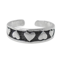 Bague d`orteil , Cœurs - Boutique Equinoxe