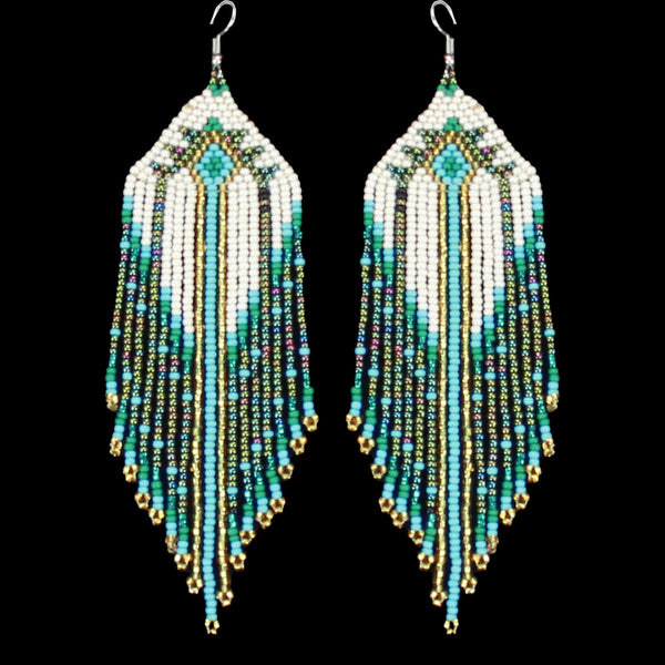 Boucles d'oreille perlées - Boutique Equinoxe
