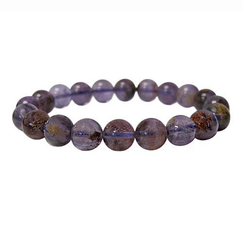 Bracelet en Quartz mauve phantom - Boutique Equinoxe