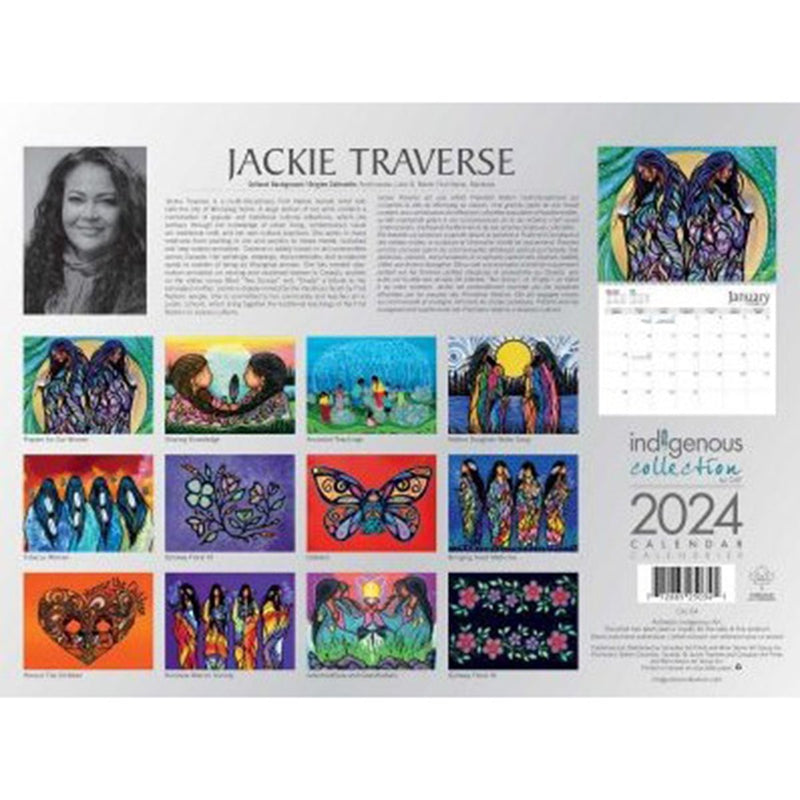 Calendrier 2024, Jackie Traverse - Boutique Equinoxe
