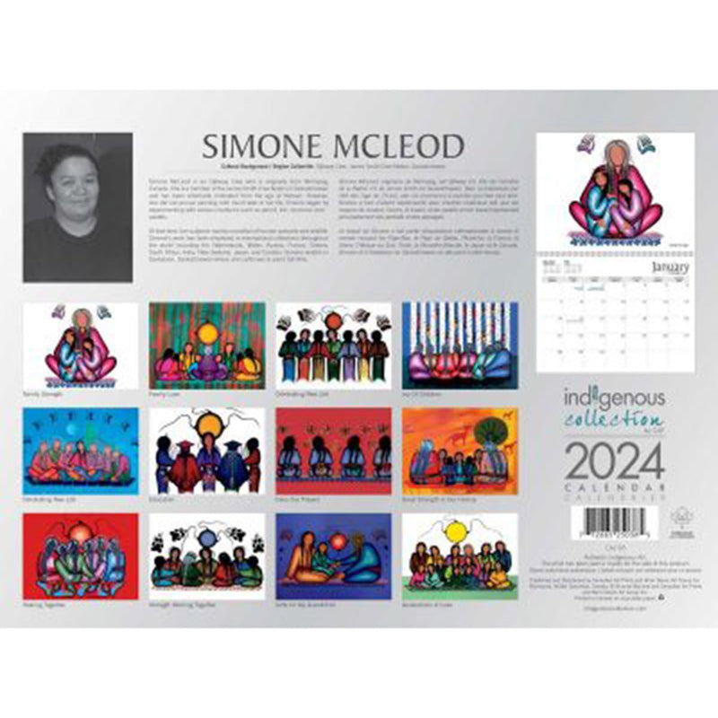 Calendrier 2024, Simone Mcleod - Boutique Equinoxe