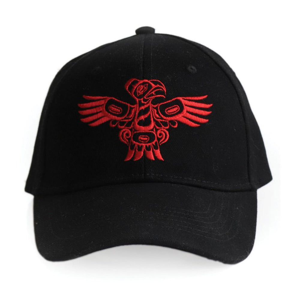 Casquette Snapback Brodée Art Autochtone Nord-ouest – Aigle Gris Et Bordeaux – Native Northwest – Neuf Avec étiquette
