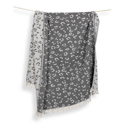 Châle / Serviette de bain turque, Léopard - Boutique Equinoxe