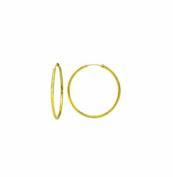 Copie de Boucle d`oreille en cerceau plaqué or, 20 mm - Boutique Equinoxe