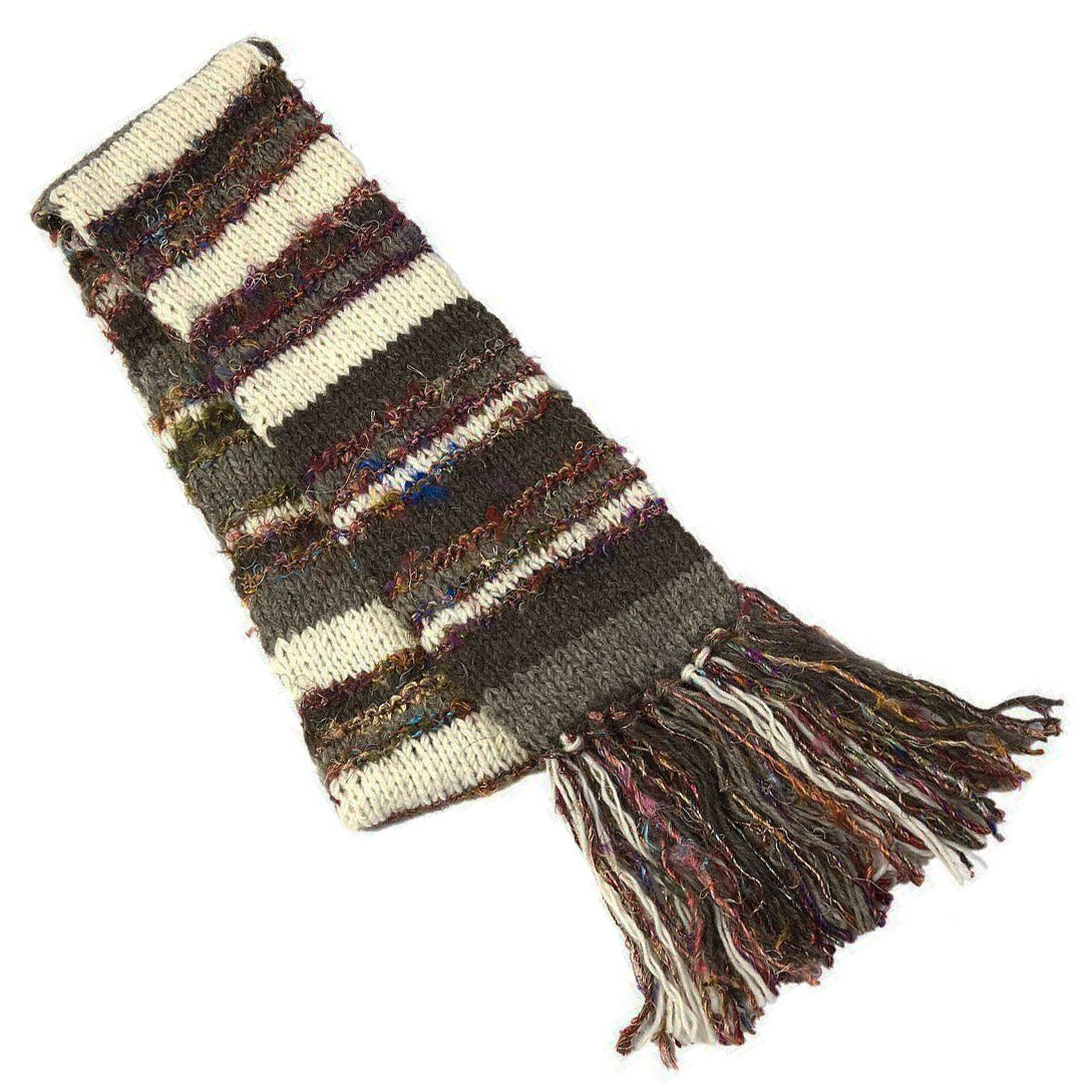 Foulard en laine avec soie recyclée | Boutique Equinoxe