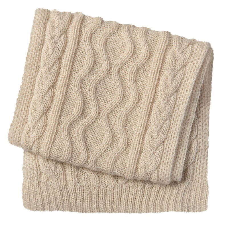 Foulard pur alpaga 100% tricoté à la main, unisexe - Boutique Equinoxe