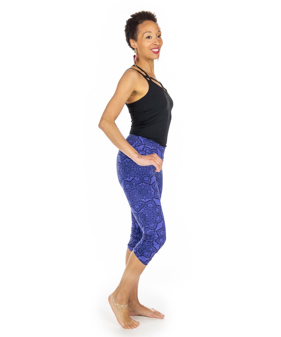 Legging femme taille haute bleu marine - Vêtements - Azuré