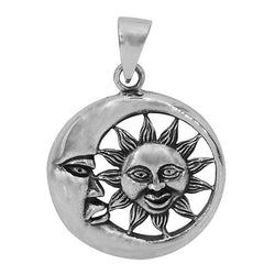 Lune et Soleil, pendentif - Boutique Equinoxe