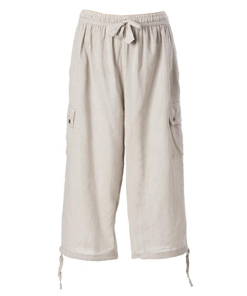 Pantalon 3/4 en coton - Boutique Equinoxe