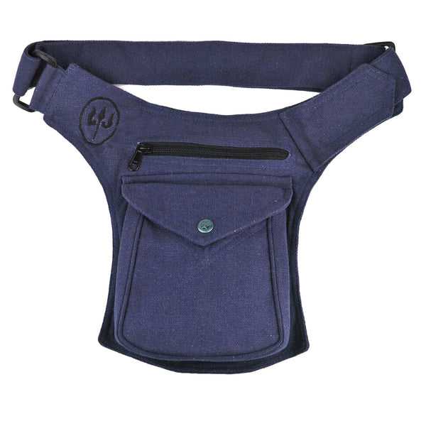 Pochette ceinture en Coton, Bleu - Boutique Equinoxe