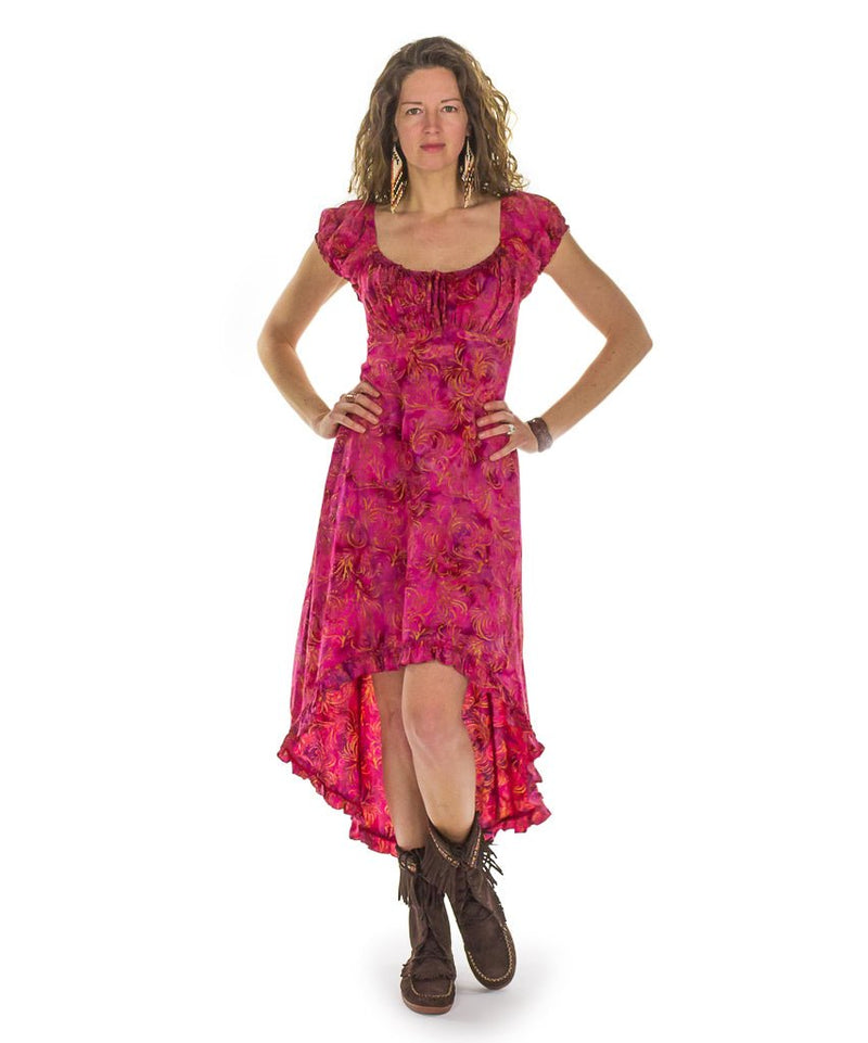 Robe deux longueurs à manches courtes - Boutique Equinoxe