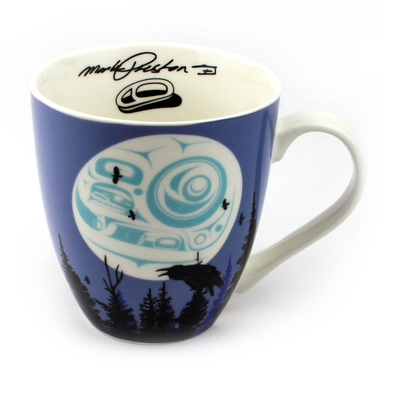 Tasse Corbeau et Lune - Boutique Equinoxe