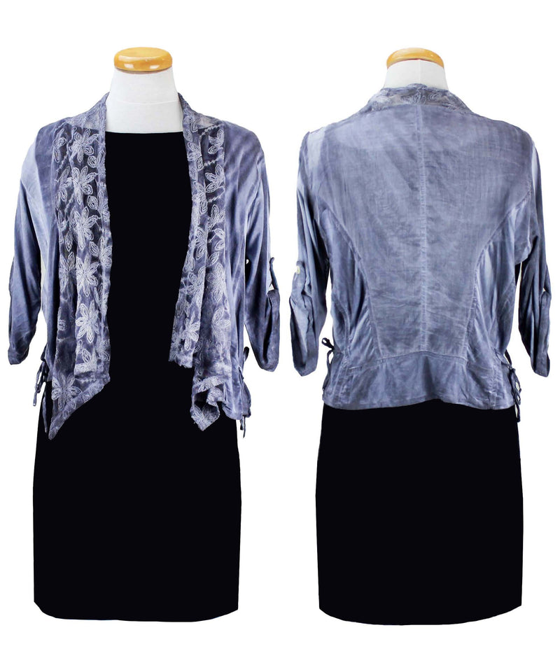 Veste dentelle en bambou et coton - Boutique Equinoxe